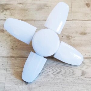 Лампочка складная светодиодная 4 лопасти E27 KK-202 Mini fan blade bulb