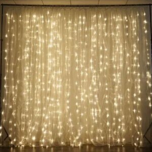 Гирлянда Светодиодная Штора 200 LED 3х2 м Теплый
