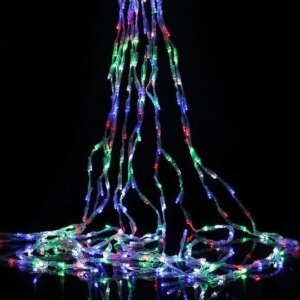 Праздничная гирлянда занавес "Штора" на окно 160LED 2х2м Мультицветный цвет диодов Мультицвет