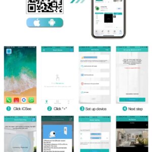 Уличная IP Wi-Fi PTZ-D4  камера Наблюдения Видеонаблюдения Купольная Поворотная IP66 бело-черная