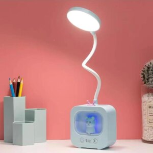 Светодиодная настольная лампа с движущейся головкой и RGB - подсветкой Плюшевого Мишки DIGAD 1943