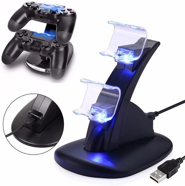 Двойная зарядная станция Charging Stand для PS4  Док станция для PS 4 геймпада