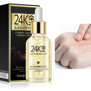 Антивозрастная сыворотка с гиалуроновой кислотой и золотом 24K GoldZen №24К 30мл