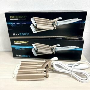 Плойка для завивки волос пять волн Gemei GM2851 тройная mm (5 Волн)