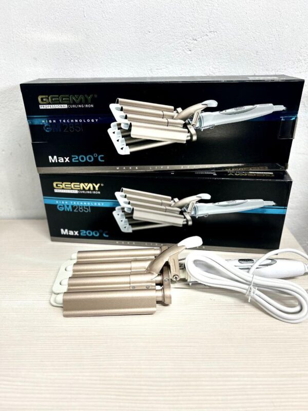 Плойка для завивки волос пять волн Gemei GM2851 тройная mm (5 Волн)