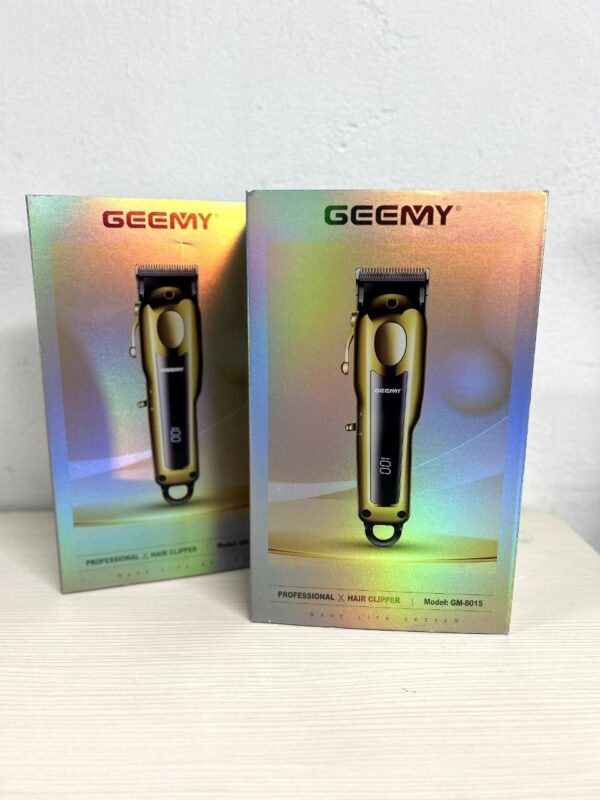Машинка для стрижки волос Geemy GM-8015 вибрационная с насадками 3-6-10-13 мм