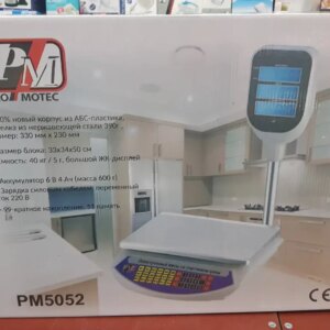 Электронные торговые весы Promotec PM 5052 настольные весы со стойкой 40 кг