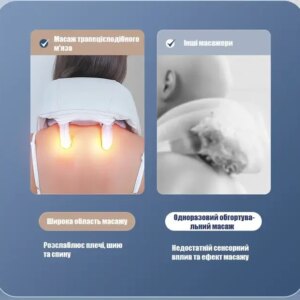 Массажер электрический с подогревом для для спины/шеи/тела Massager NEW