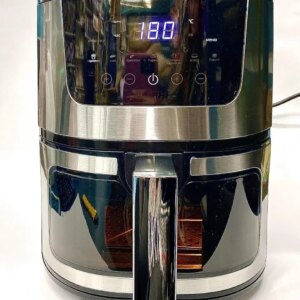 Rainberg RB-2268.Мощная фритюрница без масла 8 л. Сенсорная аэрофритюрница Аэрогриль мультипечь для дома 4200