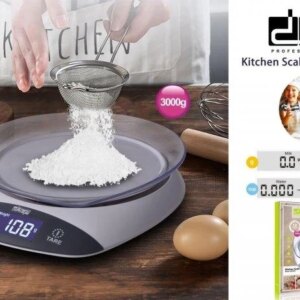 Весы кухонные DSP KD-7003 цифровые со съемной чашей до 3кг Белые