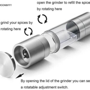 Мельница для специй Duo Grinder, мельница для соли, перца и специй