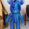 Флюидный медвежонок fluid bear bearbrick, 23 см, с красками BLUE