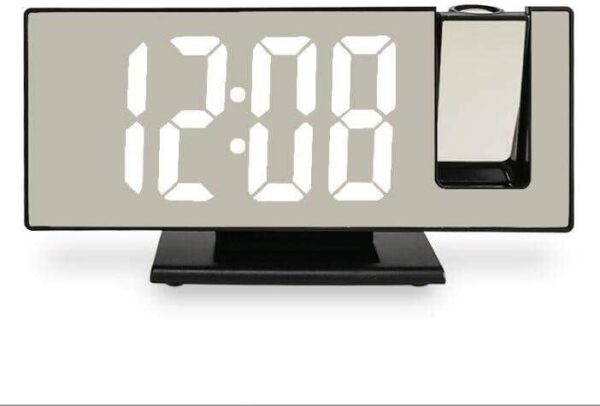 Часы настольные с проекцией времени на потолок с LED дисплеем и будильником