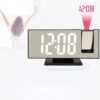 Часы настольные с проекцией времени на потолок с LED дисплеем и будильником