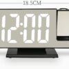 Часы настольные с проекцией времени на потолок с LED дисплеем и будильником