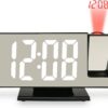 Часы настольные с проекцией времени на потолок с LED дисплеем и будильником