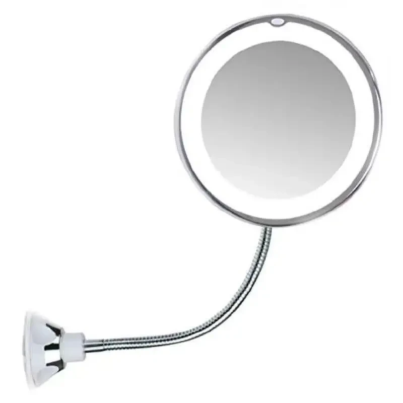 Зеркало с LED подсветкой ULTRA FLEXIBLE MIRROR с увеличением 10X . Гибкое зеркало для макияжа