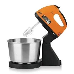 Стационарный миксер для кухни на 7 скоростей Domotec R6637O 250W Кухонный электрический миксер с чашей 2 л