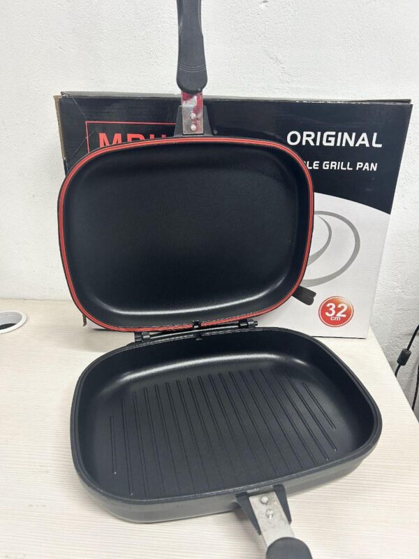Двойная сковорода-гриль Double Grill Pan 32 см.