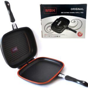 Двойная сковорода-гриль Double Grill Pan 32 см.