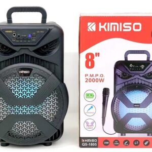 Kimiso новый QS-1805 8-дюймовый портативный динамик высокой мощности с проводным микрофоном уличный динамик