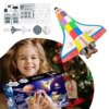 Конструктор на солнечной батарее игрушка-робот 3 в 1 для исследования космоса