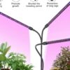 Ультрафиолетовая лампа для растений j22wl-03 LED LIGHT Полный спектр 3 головы LED