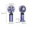 Аккумуляторный вентилятор ручной портативный дорожный с зарядкой от USB FAN1012