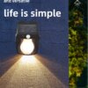 Фонарь на солнечной батарее с датчиком движения Solar Wall Lamp COBA CL-118