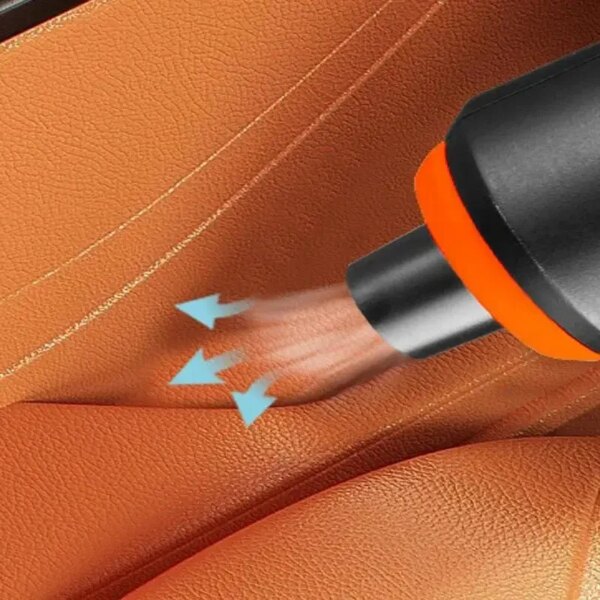 Автомобильный портативный беспроводной аккумуляторный пылесос 2 in1 Vacuum cleaner ЧЕРНЫЙ LY-597