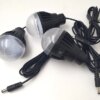 Фонарь GD-101 PowerBank, с солнечной зарядкой + лампочки 3 шт