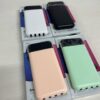 Повербанк со встроенными кабелями KT T51X 50000mAh Персиковый