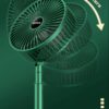 Складной аккумуляторный мини-вентилятор с USB-зарядкой XL 908 зеленый