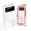 Зарядное устройство Power Bank Viaking N5 50000 mAh. повербанк с дисплеем и фонариком