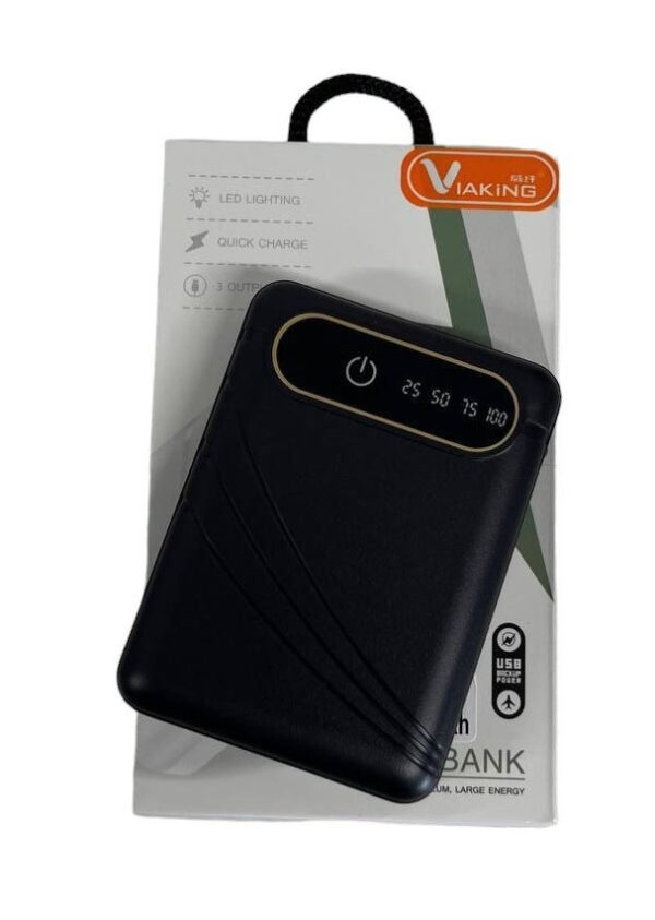Power Bank Viaking 50000 mAh со встроенным LCD дисплеем N-8 Черный