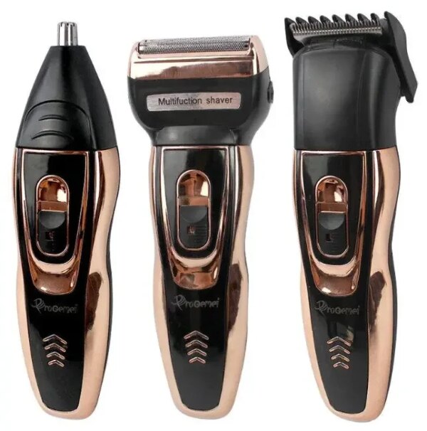 Набор для стрижки Gemei GM 595 Hair Trimmer | электробритва, триммер с насадками Джемей