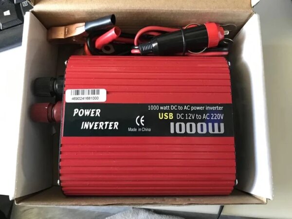 Авто инвертор преобразователь напряжения Wimpex 12V-220V  WX-1000W