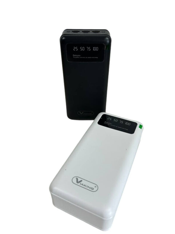 Повербанк power bank Viaking 50000 mAh YM-500 Фонарь 4 USB порта, дисплей, Powerbank Черный