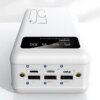 Повербанк power bank Viaking 50000 mAh YM-500  3 USB Type-C  с фонариком Белый