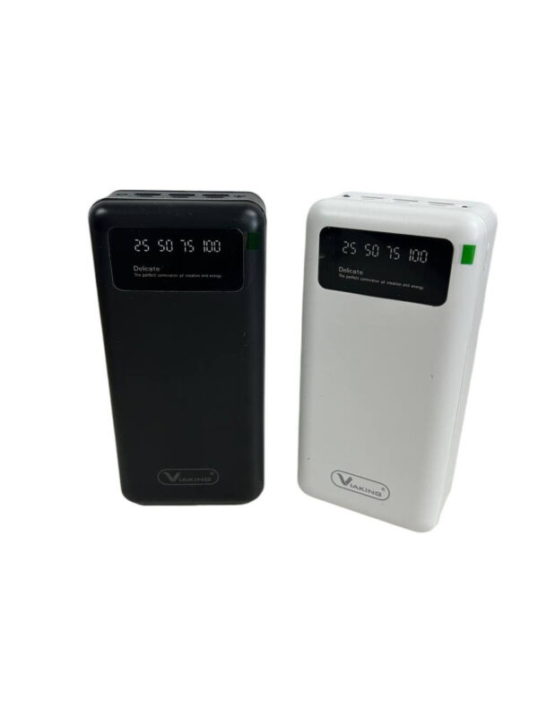 Повербанк power bank Viaking 50000 mAh YM-500  3 USB Type-C  с фонариком Белый