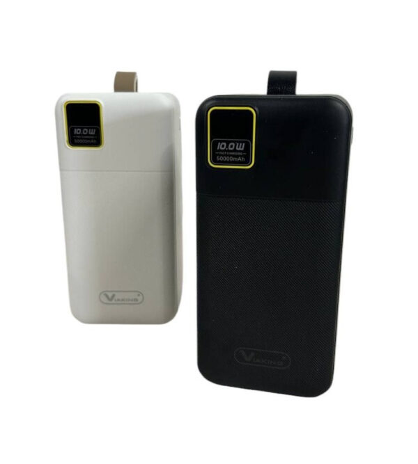 Портативное зарядное устройство Power Bank ViaKing QC-Q25 50000 mAh, Черный