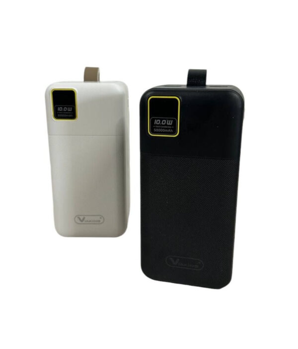 Портативное зарядное устройство Power Bank ViaKing QC-Q25 50000 mAh, Черный