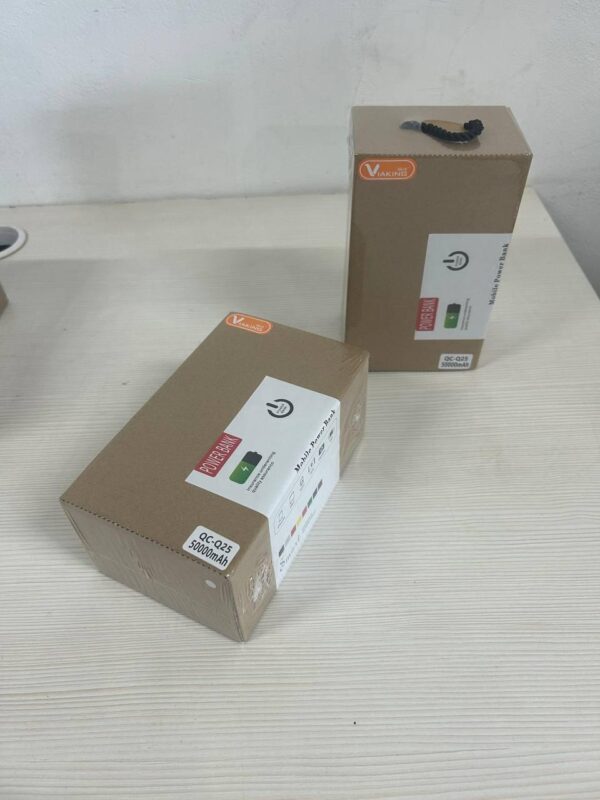 Портативное зарядное устройство Power Bank ViaKing QC-Q25 50000 mAh, Черный