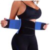 Пояс для похудения на липучке Hot Shapers Belt Power утягивающий Черно-синий, размер XXL