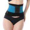 Пояс для похудения на липучке Hot Shapers Belt Power утягивающий Черно-синий, размер XXL