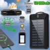Повербанк с фонариком и солнечной батареей + компас Viaking 50000 mAh N2