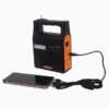 Портативная солнечная станция YOBOLIFE 3601-LM-6V функция Power Bank, мощный фонарь, FM радио, MP3 + 2 лампы
