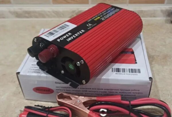 Преобразователь напряжения автомобильный инвертор Power Inverter Wimpex WX-2000W 12v/220v/2USB