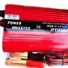 Преобразователь напряжения автомобильный инвертор Power Inverter Wimpex WX-2000W 12v/220v/2USB
