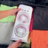 Вентилятор настольный двойной с охлаждением Double-ended Spray Fan LED подсветка 3 скорости пульт